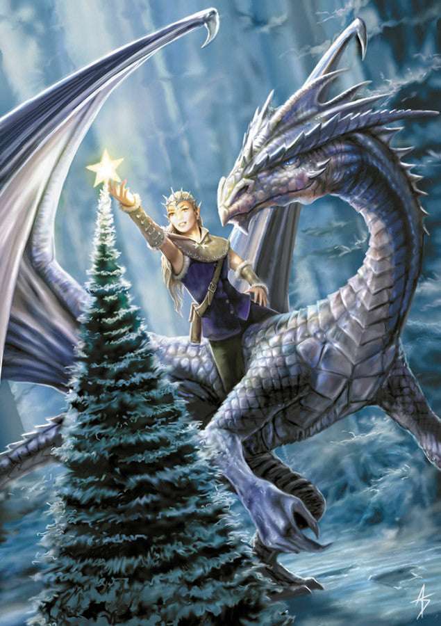 rAN13-Winter Fantasy Card (Anne Stokes Yuletide Magic Cards) at Enchanted Jewelry & Gifts