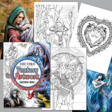 ASCB2-Anne Stokes Fantasy Art Coloring Book 2 (Books) at Enchanted Jewelry & Gifts