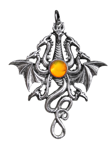 BB01-Lernaen Hydra for Fluidity & Power Pendant by Briar (Briar Bestiary) at Enchanted Jewelry & Gifts
