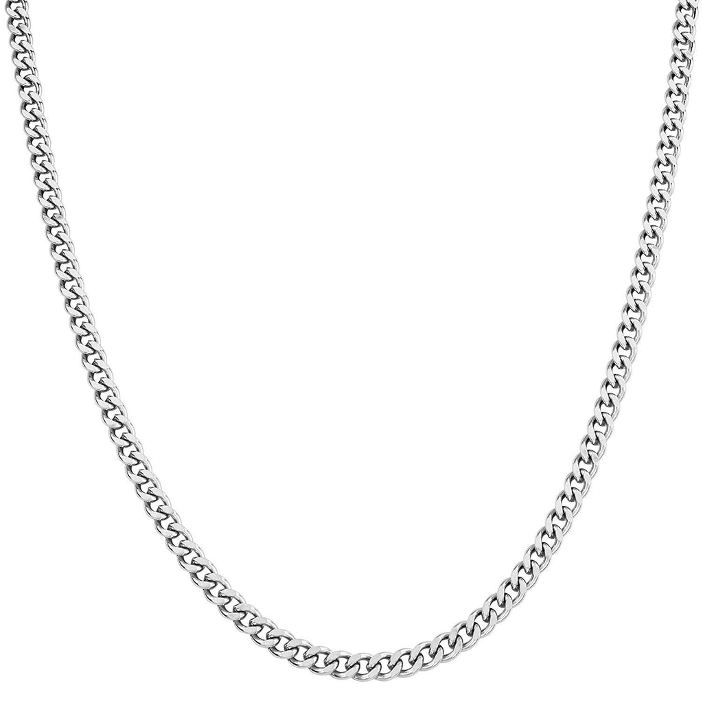 CHLINK4-22" Stainless Steel Curb Link Chain (Chains) at Enchanted Jewelry & Gifts