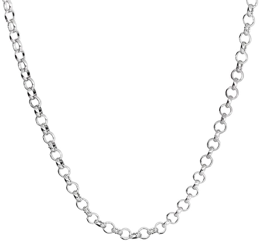 CHLNK1-20" Sterling Silver Rolo Link Chain (Chains) at Enchanted Jewelry & Gifts