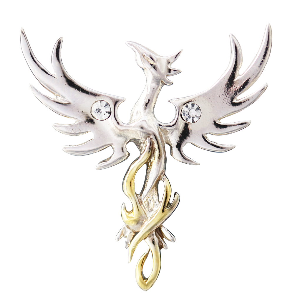 COM04-Sun Phoenix for Optimism by Anne Stokes (Mythical Companions) at Enchanted Jewelry & Gifts