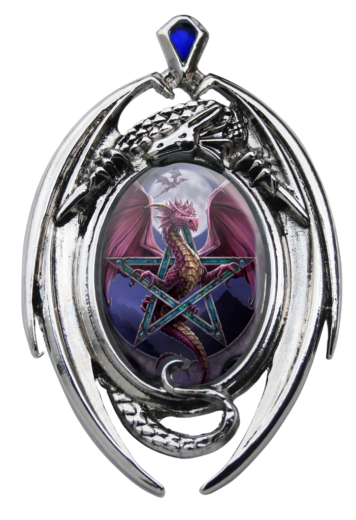 EC10-Lunar Magic Cameo by Anne Stokes (Enchanted Cameos) at Enchanted Jewelry & Gifts