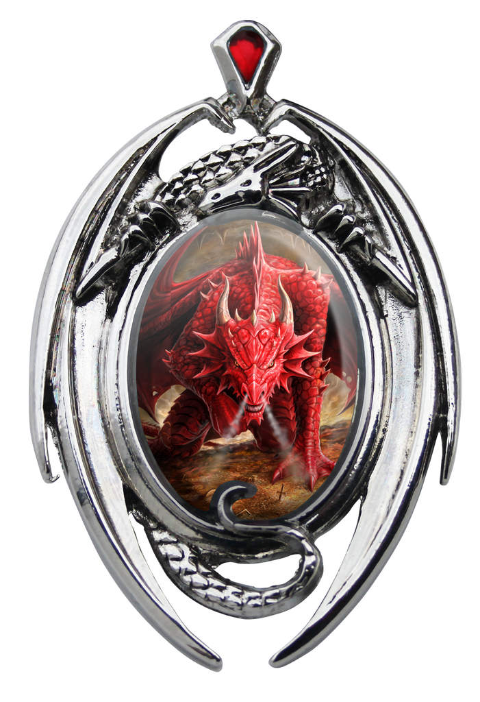 EC11-Dragons Lair Cameo by Anne Stokes (Enchanted Cameos) at Enchanted Jewelry & Gifts