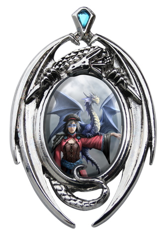 EC12-Look To The East Cameo by Anne Stokes (Enchanted Cameos) at Enchanted Jewelry & Gifts
