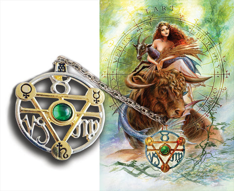 ET1-Elemental Earth Talisman and Card (Briar Elemental Talismans) at Enchanted Jewelry & Gifts