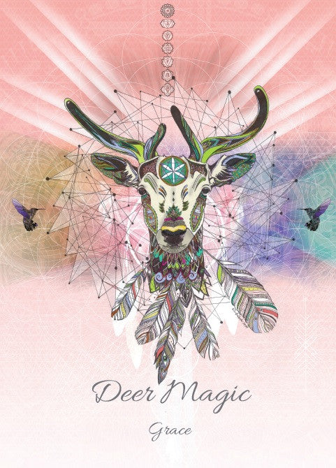 rKA5-Deer Magic Card for Grace (Karin Roberts Cards) at Enchanted Jewelry & Gifts