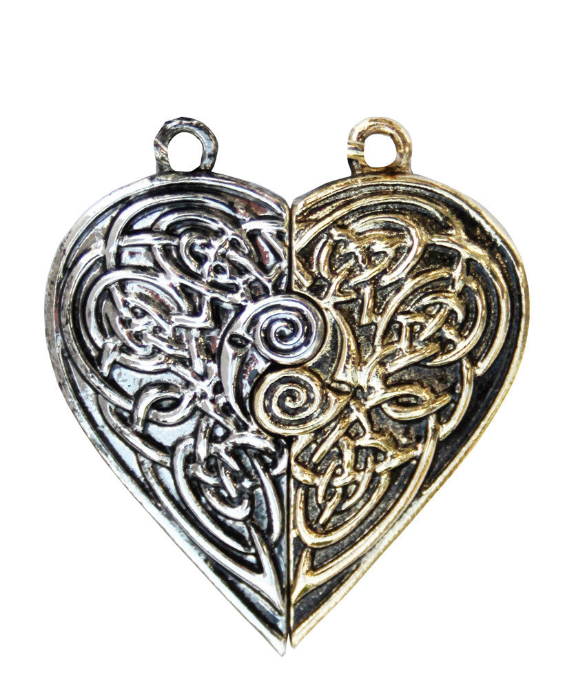 LT13-Tristan & Iseult Love Token Pair for Love & Friendship (Lost Treasures of Albion) at Enchanted Jewelry & Gifts