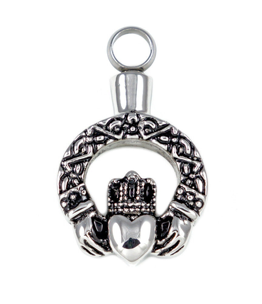 LV8-Claddagh Keepsake Love Vial (Love Vials) at Enchanted Jewelry & Gifts