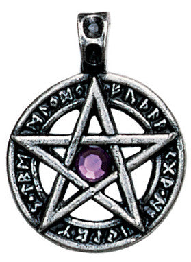 NLMA12-Runic Pentagram for Achievement of Desires (Nordic Lights) at Enchanted Jewelry & Gifts