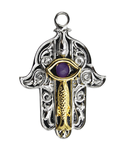MK10-Hand of Khamsa - Luck & Protection (Mystic Kabbalah) at Enchanted Jewelry & Gifts