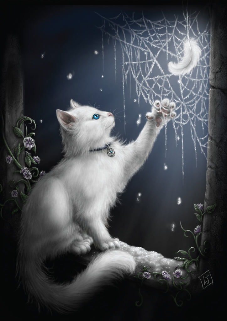 Snow Kitten Card