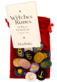 Witches Runes: 13-piece Gemstone Oracle Set