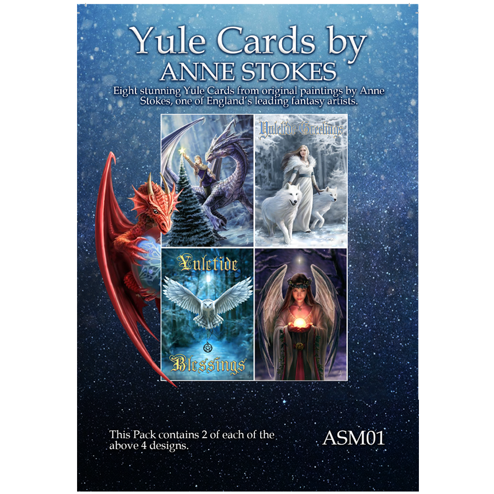 Anne Stokes Yule Cards Multipack Set