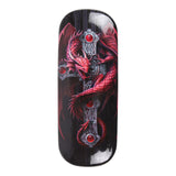 Gothic Guardian Red Dragon Eye Glass Case by Anne Stokes