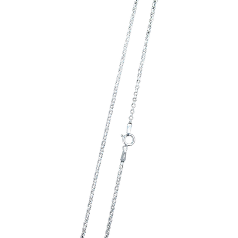 Sterling Silver Loop Chain - 24"  CHSS24