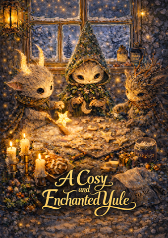 Cosy & Enchanted Yule Card by Emi Solvik