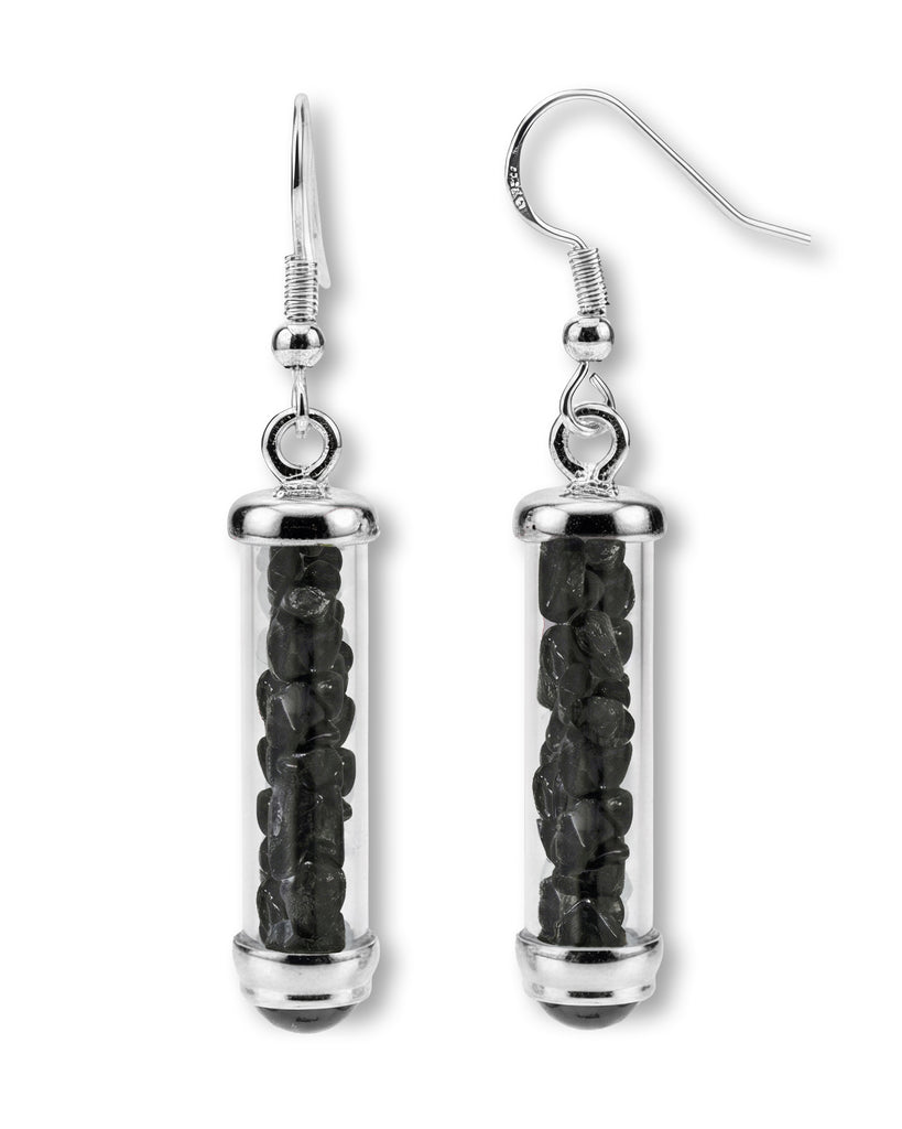 Black Tourmaline Earrings for Protection, Grounding & Clearing Energy