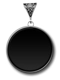 Obsidian Vegvisir Symbology Gemstone for Direction