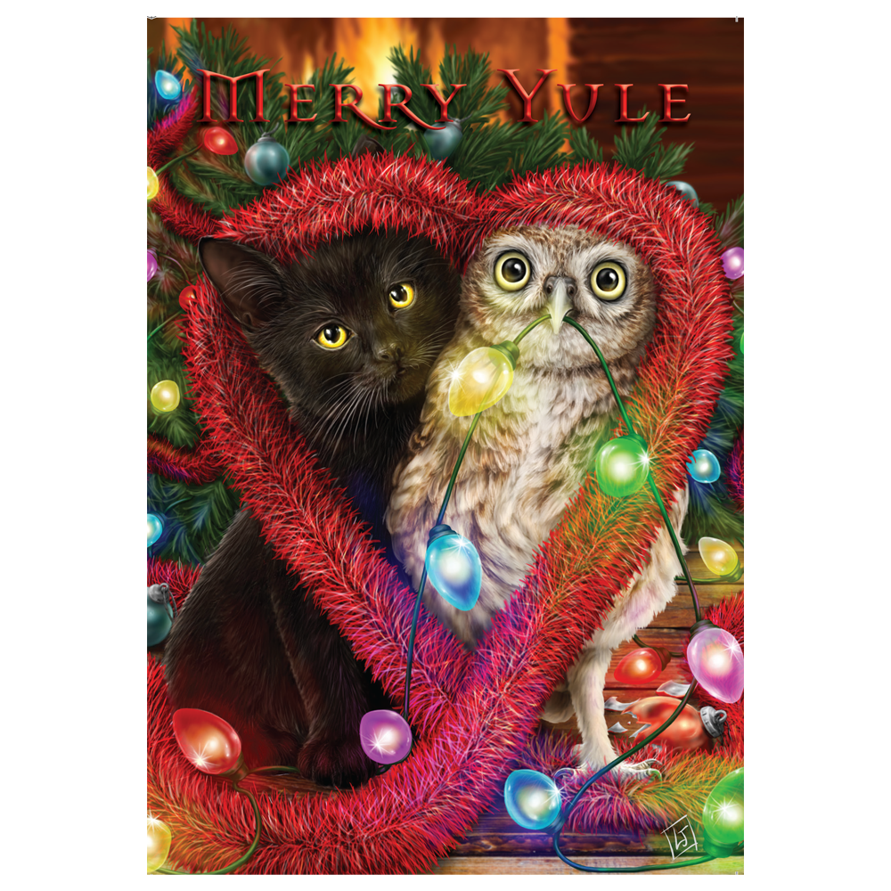 Merry Yule Card by She Black Dragon