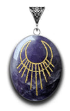 Amethyst Rising Woman Symbology Gemstone for Alchemy