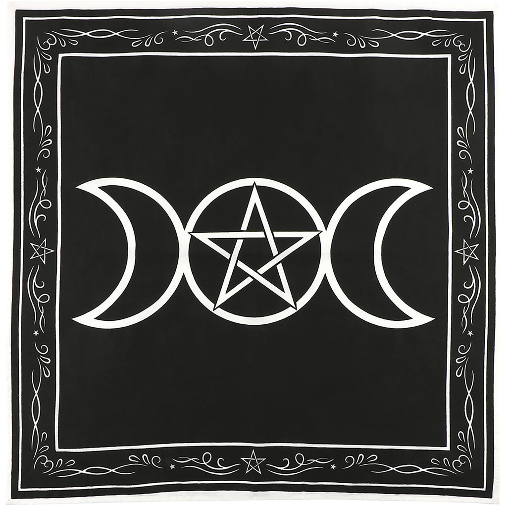 Triple Moon Goddess Altar Cloth