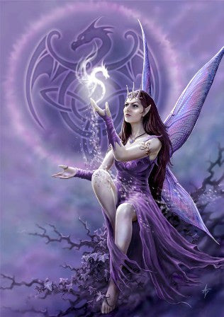 rAN02-Draco Faerie Card (Anne Stokes Dragons Cards) at Enchanted Jewelry & Gifts