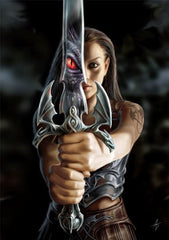 rAN05-Dragon Reflection Card (Anne Stokes Dragons Cards) at Enchanted Jewelry & Gifts