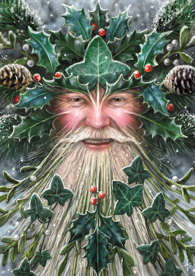 rAN09-Spirit of Yule Card (Anne Stokes Yuletide Magic Cards) at Enchanted Jewelry & Gifts