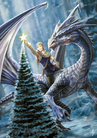 rAN13-Winter Fantasy Card (Anne Stokes Yuletide Magic Cards) at Enchanted Jewelry & Gifts