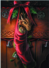 rAN14-Magical Arrival Card (Anne Stokes Yuletide Magic Cards) at Enchanted Jewelry & Gifts