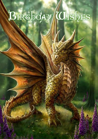 rAN16-Friendly Dragon Card (Anne Stokes Birthday Cards) at Enchanted Jewelry & Gifts