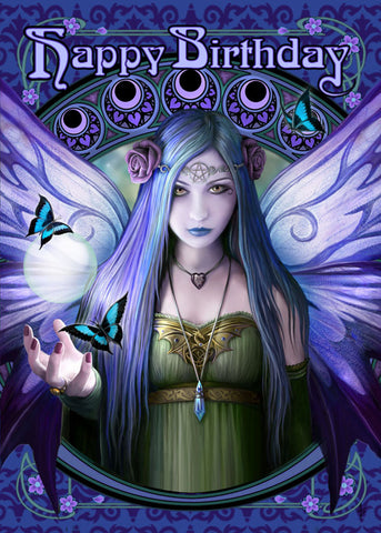 rAN52-Mystic Aura Birthday Card (Anne Stokes Birthday Cards) at Enchanted Jewelry & Gifts
