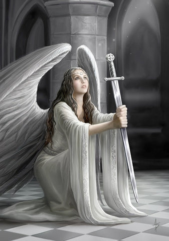 rAN58-The Blessing Card by Anne Stokes (Anne Stokes Angels Cards) at Enchanted Jewelry & Gifts
