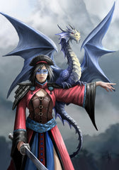 rAN64-Look to the East Card by Anne Stokes (Anne Stokes Eastern Promise Cards) at Enchanted Jewelry & Gifts