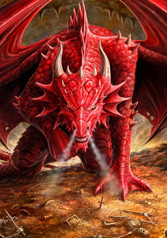 rAN66-Dragon's Lair Card by Anne Stokes (Anne Stokes Dragons Cards) at Enchanted Jewelry & Gifts