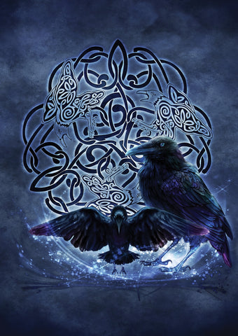 rBA02-Celtic Raven Card (Cards - Brigid Ashwood) at Enchanted Jewelry & Gifts