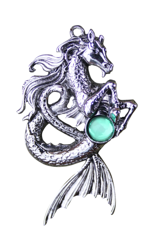 BB02-Kelpie for Mysterious Spirit Pendant by Briar (Briar Bestiary) at Enchanted Jewelry & Gifts