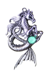 BB02-Kelpie for Mysterious Spirit Pendant by Briar (Briar Bestiary) at Enchanted Jewelry & Gifts