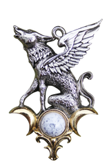 BB03-The Barghest for Otherworldly Knowledge Pendant by Briar (Briar Bestiary) at Enchanted Jewelry & Gifts