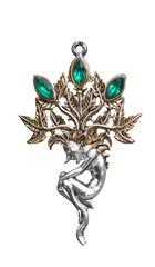 BB10-Mandrake for Luck and Wealth Pendant by Briar (Briar Bestiary) at Enchanted Jewelry & Gifts