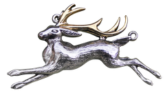 BB11-The Jackalope for Warrior's Strength Pendant by Briar (Briar Bestiary) at Enchanted Jewelry & Gifts