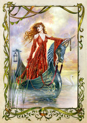 rBM54-The Lady of the Mists by Briar (Briar Mediaeval Cards) at Enchanted Jewelry & Gifts