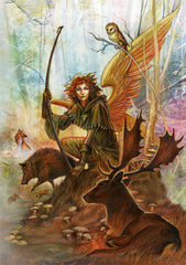 rBM84-Uriel Angel of Earth Card (Briar Elemental Archangel Cards) at Enchanted Jewelry & Gifts