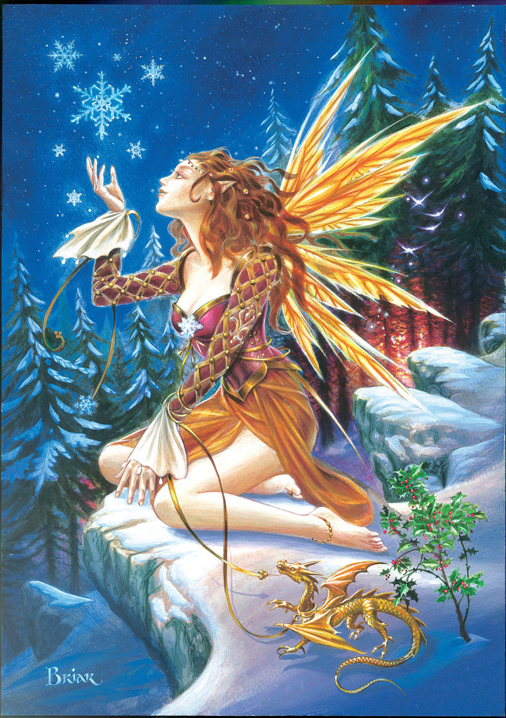 Yule Faery Card