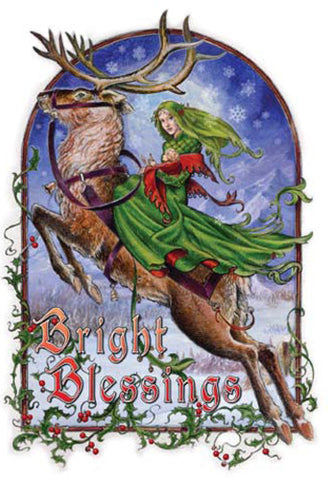 rBY11-Briar Bright Blessings Midwinter Card (Briar Yule Cards) at Enchanted Jewelry & Gifts