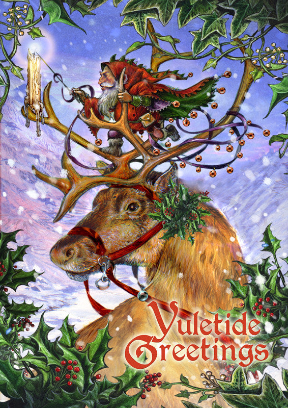 rBY21-Guided by Northern Lights Yule Card (Briar Yule Cards) at Enchanted Jewelry & Gifts