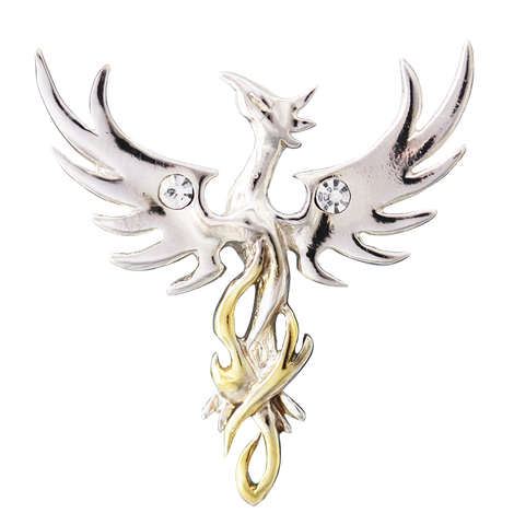COM04-Sun Phoenix for Optimism by Anne Stokes (Mythical Companions) at Enchanted Jewelry & Gifts