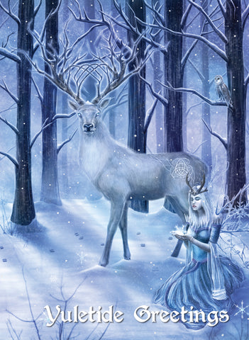 rCB01-Frozen Fantasy Yule Card (Other Greeting Cards) at Enchanted Jewelry & Gifts