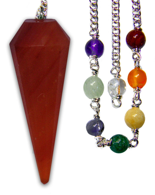 DPCCA-Carnelian Chakra Pendulum (Pendulums) at Enchanted Jewelry & Gifts